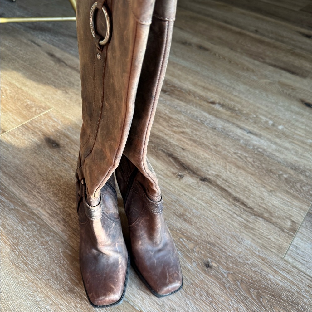 Guess  Brown faux Leather Boots summer festival